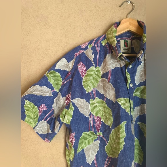 Tori Richard Authentic Hawaiian Aloha Shirt Men’s Size Medium-Made in the USA - Picture 2 of 5